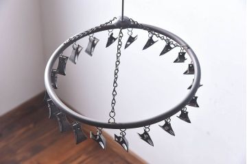 アンティーク雑貨　昭和レトロ　錆びた質感が味わい深いハンガーピンチ(洗濯ハンガー、物干し)