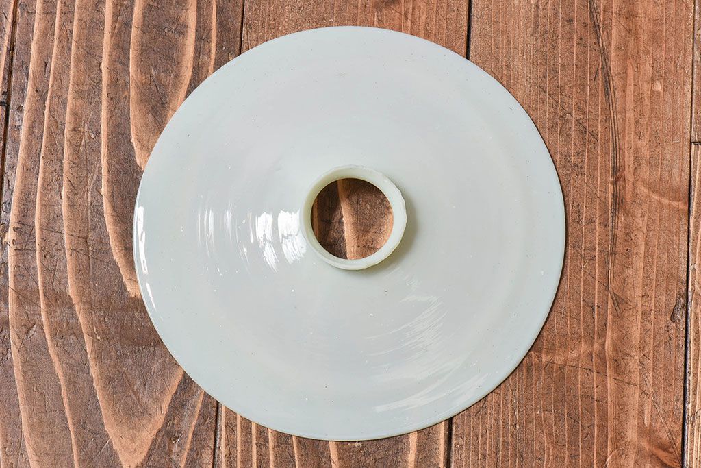 昭和レトロ　昔懐かしい魅力のある平笠シェード(天井照明、ペンダントライト)(1)