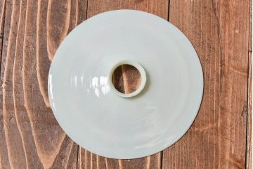 昭和レトロ　昔懐かしい魅力のある平笠シェード(天井照明、ペンダントライト)(1)