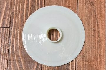 昭和レトロ　昔懐かしい魅力のある平笠シェード(天井照明、ペンダントライト)(2)