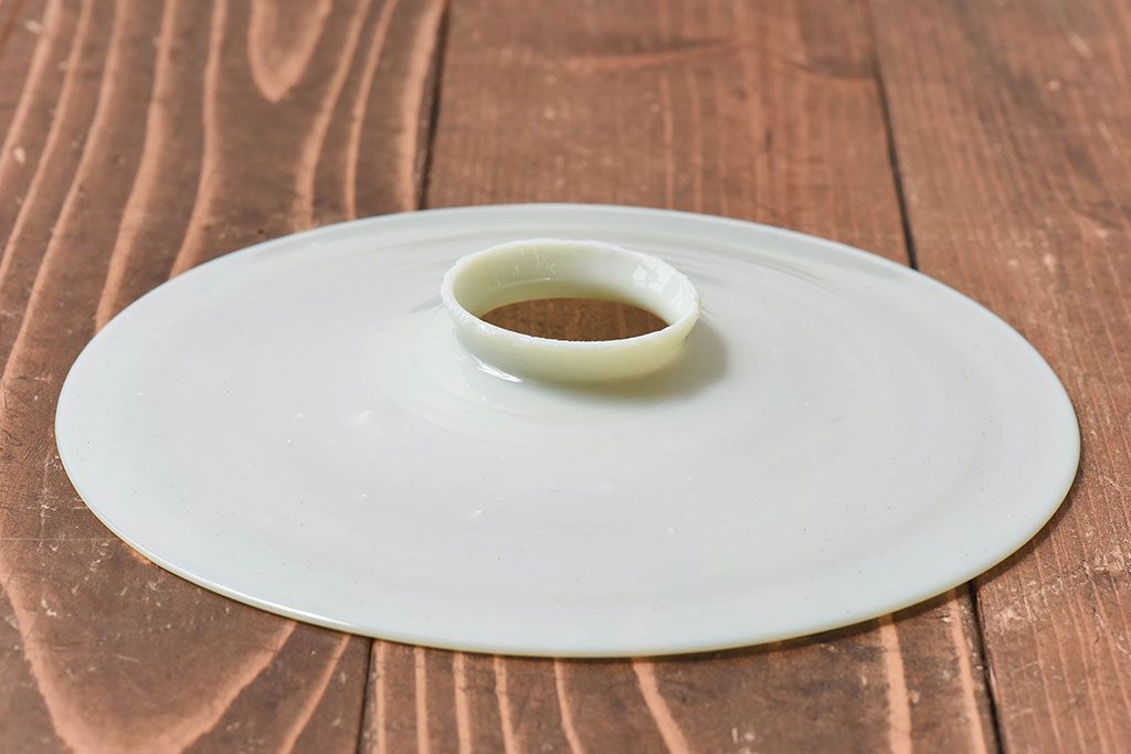 昭和レトロ　昔懐かしい魅力のある平笠シェード(天井照明、ペンダントライト)(2)