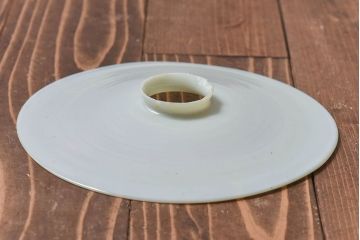 昭和レトロ　昔懐かしい魅力のある平笠シェード(天井照明、ペンダントライト)(3)