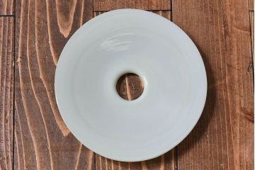 昭和レトロ　昔懐かしい魅力のある平笠シェード(天井照明、ペンダントライト)(3)