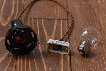 昭和レトロ　昔懐かしい魅力のある平笠シェード(天井照明、ペンダントライト)(3)