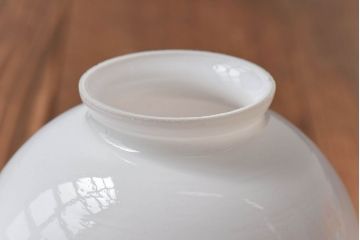 ビンテージ　黄縁フリルのかわいらしいシェード(天井照明、吊り下げ照明)