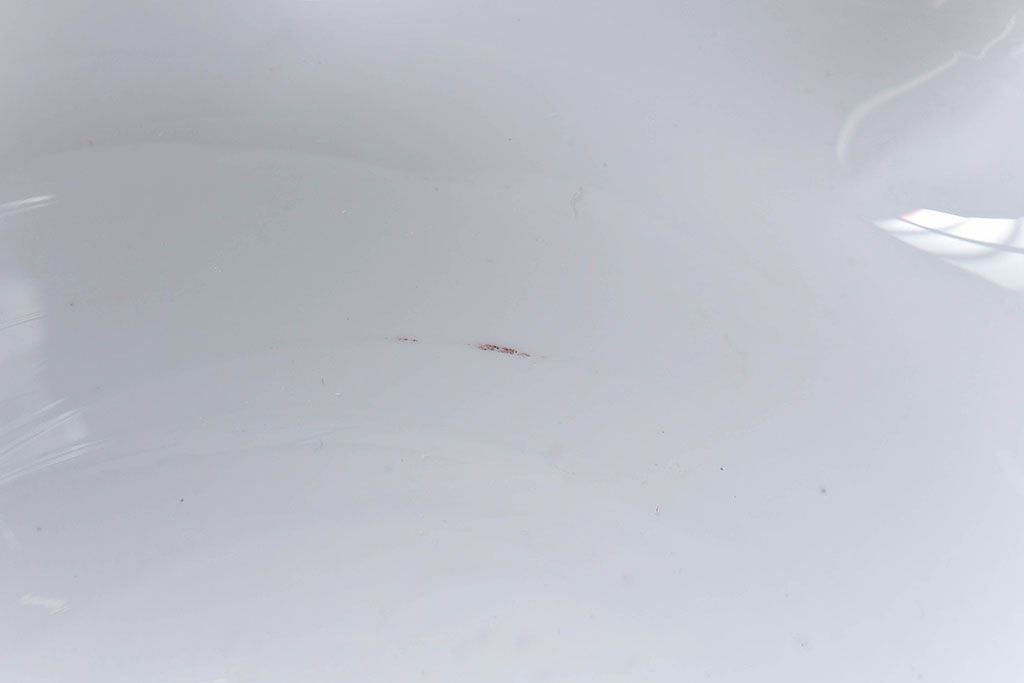 ビンテージ　赤縁フリルのかわいらしいシェード(天井照明、吊り下げ照明)