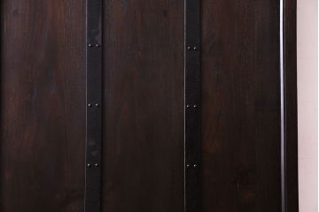【I様ご成約済み】和製アンティーク　モダンな雰囲気漂う細身の蔵戸(引き戸、建具、玄関戸)