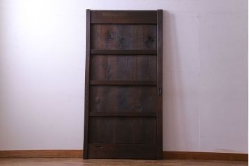 【I様ご成約済み】和製アンティーク　モダンな雰囲気漂う細身の蔵戸(引き戸、建具、玄関戸)
