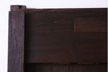 【I様ご成約済み】和製アンティーク　モダンな雰囲気漂う細身の蔵戸(引き戸、建具、玄関戸)