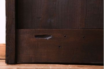 【I様ご成約済み】和製アンティーク　モダンな雰囲気漂う細身の蔵戸(引き戸、建具、玄関戸)