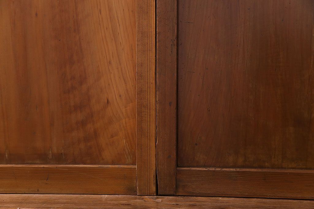 【S様ご成約分】なつかしさ漂う昭和レトロのガラス障子戸(格子戸、引き戸)4枚セット