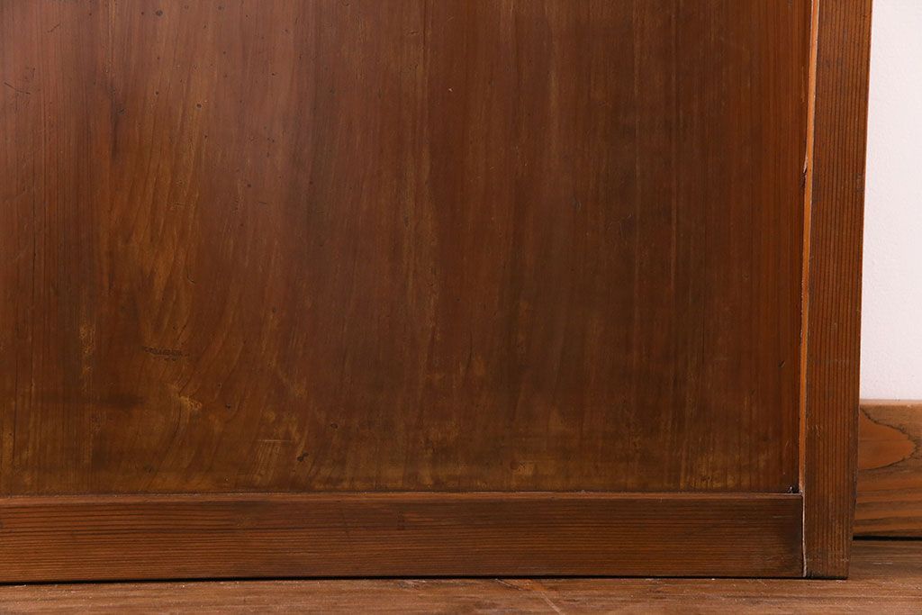 【S様ご成約分】なつかしさ漂う昭和レトロのガラス障子戸(格子戸、引き戸)4枚セット