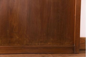 【S様ご成約分】なつかしさ漂う昭和レトロのガラス障子戸(格子戸、引き戸)4枚セット