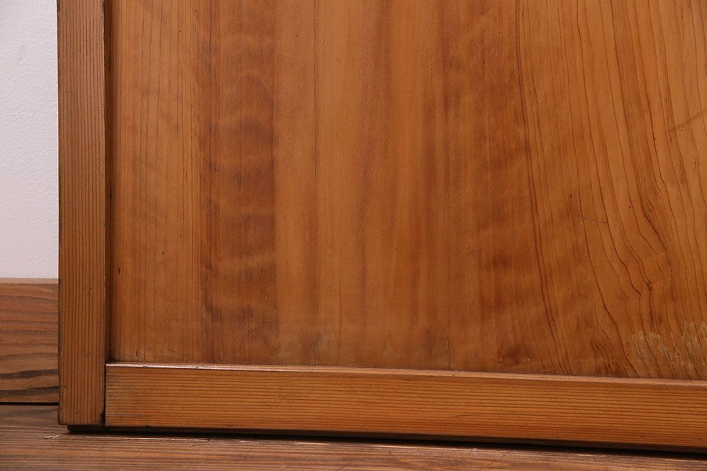 【S様ご成約分】なつかしさ漂う昭和レトロのガラス障子戸(格子戸、引き戸)4枚セット