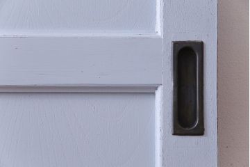 【S様ご成約分】ラフジュ工房オリジナルステンドグラス　明るいカラーのペイントドア(引き戸、建具)