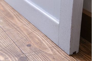 【S様ご成約分】ラフジュ工房オリジナルステンドグラス　明るいカラーのペイントドア(引き戸、建具)
