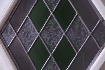 【S様ご成約分】結霜ガラス入りでおしゃれなペイント引き戸(ドア、建具)