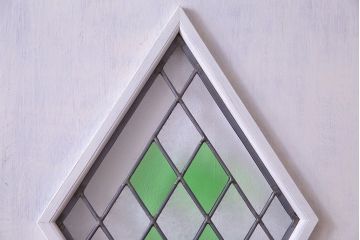 【S様ご成約分】結霜ガラス入りでおしゃれなペイント引き戸(ドア、建具)