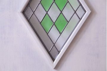 【S様ご成約分】結霜ガラス入りでおしゃれなペイント引き戸(ドア、建具)