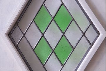 【S様ご成約分】結霜ガラス入りでおしゃれなペイント引き戸(ドア、建具)