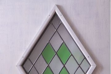 【S様ご成約分】結霜ガラス入りでおしゃれなペイント引き戸(ドア、建具)