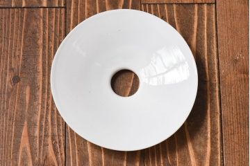 昭和レトロ　昔懐かしい魅力のある平笠シェード(天井照明、ペンダントライト)