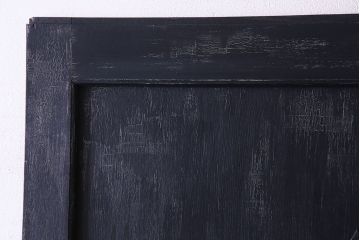 【S様ご成約分】結霜ガラス入り　シャビーなアンティークペイントドア(建具、引き戸)