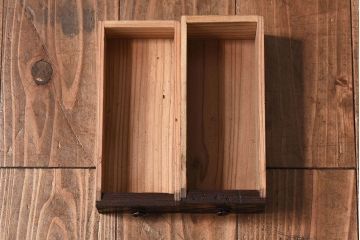 アンティーク家具　和製アンティーク　総栗材　可愛らしいサイズの木製小引き出し(印鑑箱、印箱)