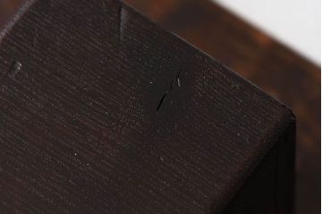 アンティーク家具　和製アンティーク　総栗材　可愛らしいサイズの木製小引き出し(印鑑箱、印箱)