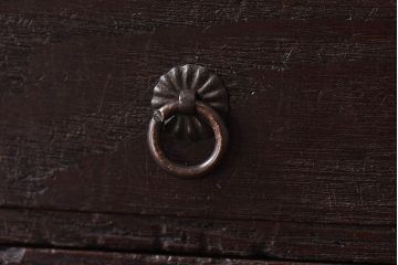 アンティーク家具　和製アンティーク　総栗材　可愛らしいサイズの木製小引き出し(印鑑箱、印箱)