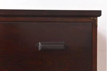 アンティーク家具　和製アンティーク　脚を付けてリメイクした時代箪笥のローボード(サイドボード)