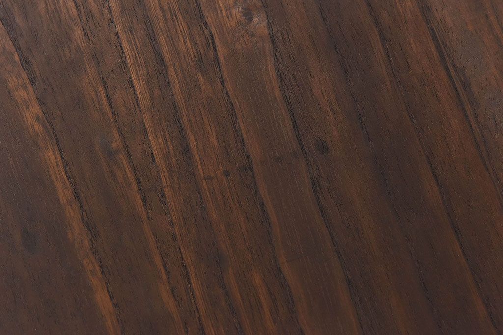 アンティーク家具　人気のダイヤガラス入り!桐材の質感が味わい深い、脚付きローボード(サイドボード、ローチェスト)