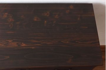 アンティーク家具　和製アンティーク　使いやすさアップ!脚付きチェスト(引き出し、時代箪笥、サイドボード)(3)