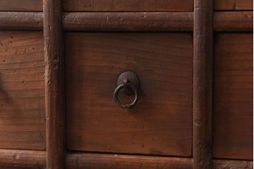 アンティーク家具　和製アンティーク　明治大正期の情緒あふれる薬箪笥(時代箪笥)