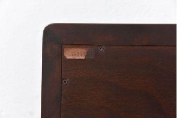 アンティーク雑貨　中古　北海道民芸家具　なめらかな木の風合いが魅力のミラー(スタンドミラー、鏡)