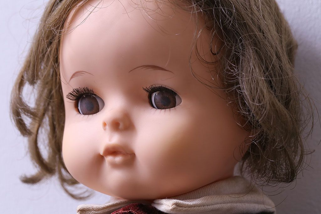 格安値下げ(⁠•⁠‿⁠•⁠)アンティークドール　歩行　スリープアイ　62cm お値下げです(⁠•⁠‿⁠•⁠)♥アンティークドール 歩行 スリープアイ 62cm