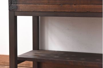 アンティーク家具　和製アンティーク　明治大正期の風情が味わえる脚付サイドボード(時代箪笥、チェスト)