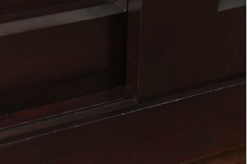 中古　九州民芸家具　落ち着いた色で上品な下駄箱(収納棚)