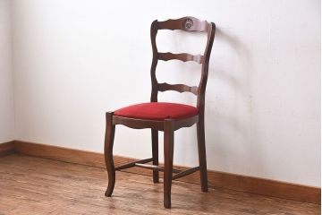 中古　Henri Julien(アンリ・ジュリアン)　フレームの形が独創的なダイニングチェア(椅子)(3)