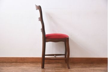 中古　Henri Julien(アンリ・ジュリアン)　フレームの形が独創的なダイニングチェア(椅子)(3)