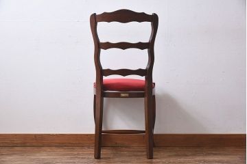 中古　Henri Julien(アンリ・ジュリアン)　フレームの形が独創的なダイニングチェア(椅子)(3)
