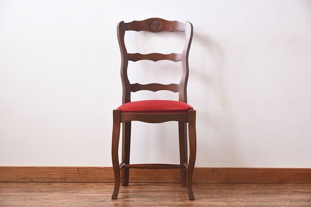 中古　Henri Julien(アンリ・ジュリアン)　フレームの形が独創的なダイニングチェア(椅子)(3)