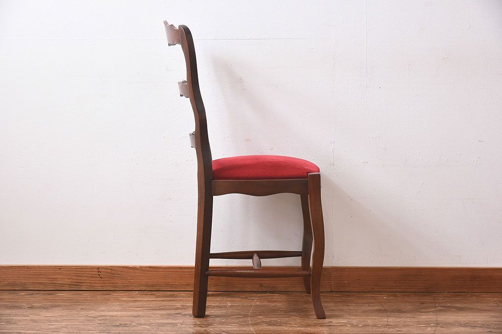 中古　Henri Julien(アンリ・ジュリアン)　フレームの形が独創的なダイニングチェア(椅子)(3)