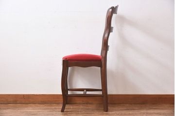 中古　Henri Julien(アンリ・ジュリアン)　フレームの形が独創的なダイニングチェア(椅子)(3)