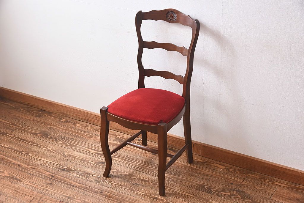 中古　Henri Julien(アンリ・ジュリアン)　フレームの形が独創的なダイニングチェア(椅子)(3)