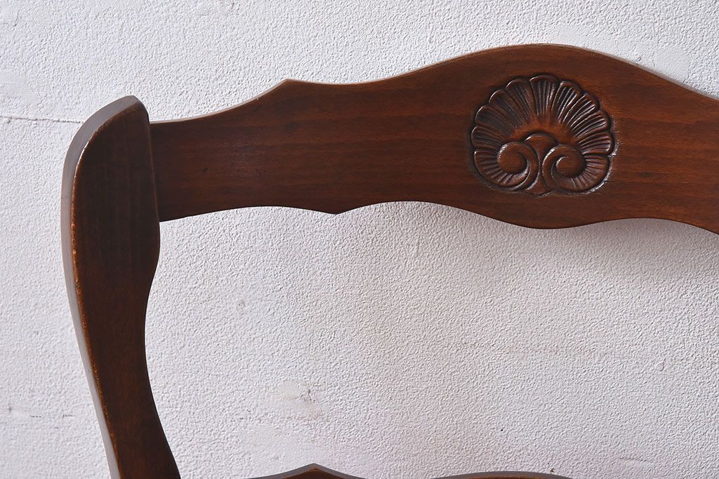 中古　Henri Julien(アンリ・ジュリアン)　フレームの形が独創的なダイニングチェア(椅子)(3)