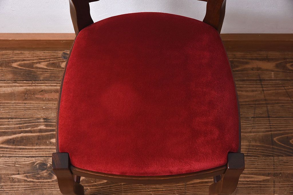 中古　Henri Julien(アンリ・ジュリアン)　フレームの形が独創的なダイニングチェア(椅子)(3)