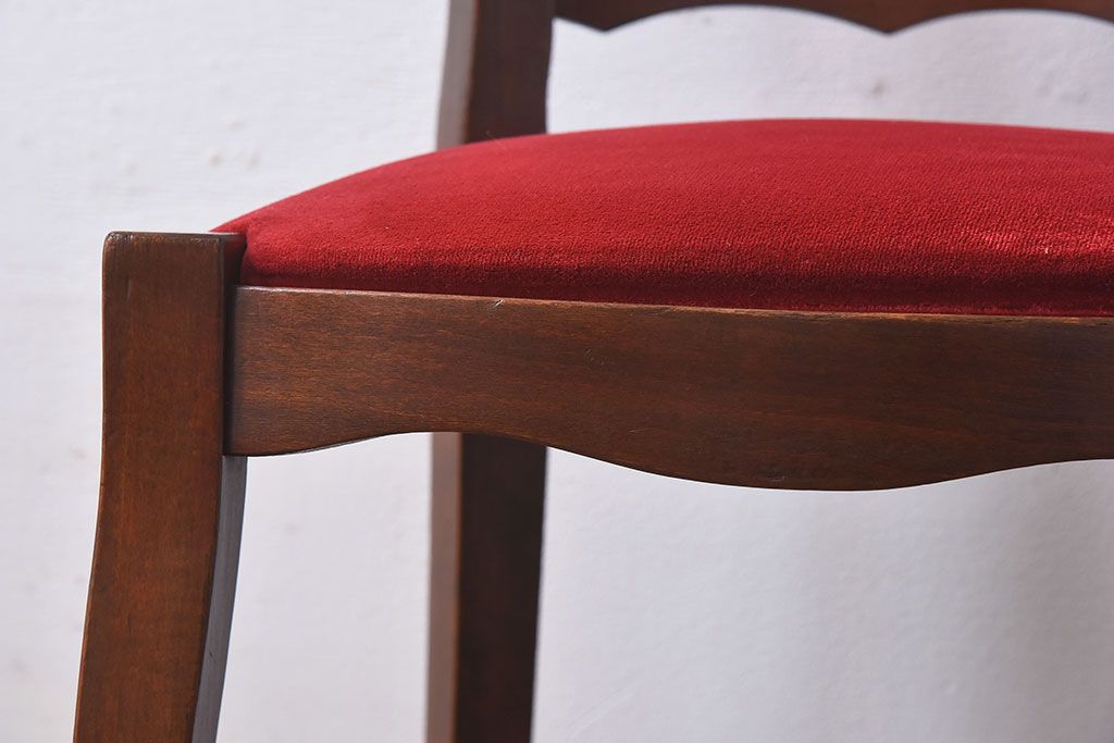 中古　Henri Julien(アンリ・ジュリアン)　フレームの形が独創的なダイニングチェア(椅子)(3)