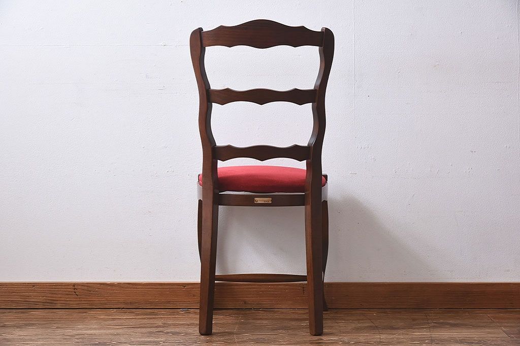 中古　Henri Julien(アンリ・ジュリアン)　フレームの形が独創的なダイニングチェア(椅子)(3)