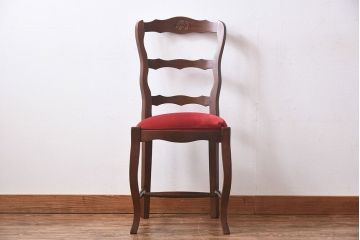 中古　Henri Julien(アンリ・ジュリアン)　フレームの形が独創的なダイニングチェア(椅子)